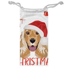 English Cocker Spaniel T- Shirt English Cocker Spaniel Merry Christmas T- Shirt (2) Jewelry Bag by ZUXUMI