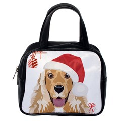 English Cocker Spaniel T- Shirt English Cocker Spaniel Merry Christmas T- Shirt (2) Classic Handbag (one Side)