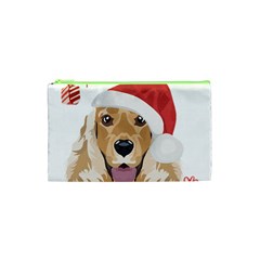 English Cocker Spaniel T- Shirt English Cocker Spaniel Merry Christmas T- Shirt (2) Cosmetic Bag (xs) by ZUXUMI