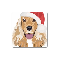 English Cocker Spaniel T- Shirt English Cocker Spaniel Merry Christmas T- Shirt (3) Square Magnet by ZUXUMI