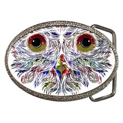 Owl T-shirtowl Color Edition T-shirt Belt Buckles by EnriqueJohnson