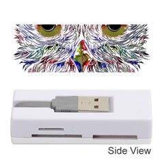 Owl T-shirtowl Color Edition T-shirt Memory Card Reader (stick) by EnriqueJohnson