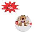 English Cocker Spaniel T- Shirt English Cocker Spaniel Merry Christmas T- Shirt (7) 1  Mini Buttons (10 pack)  Front