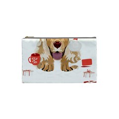 English Cocker Spaniel T- Shirt English Cocker Spaniel Merry Christmas T- Shirt (7) Cosmetic Bag (small) by ZUXUMI