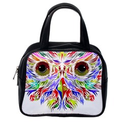 Owl T-shirtowl Color Full For Light Color T-shirt T-shirt Classic Handbag (one Side)