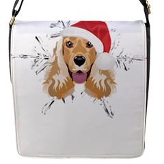 English Cocker Spaniel T- Shirt English Cocker Spaniel Merry Christmas T- Shirt Flap Closure Messenger Bag (s) by ZUXUMI