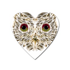 Owl T-shirtowl Gold Edition T-shirt Heart Magnet