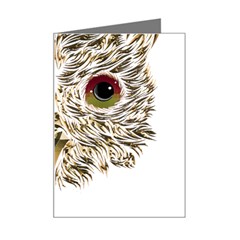 Owl T-shirtowl Gold Edition T-shirt Mini Greeting Card by EnriqueJohnson