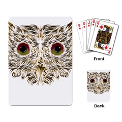 Owl T-shirtowl Gold Edition T-shirt Playing Cards Single Design (rectangle) by EnriqueJohnson