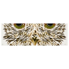 Owl T-shirtowl Gold Edition T-shirt Banner And Sign 9  X 3  by EnriqueJohnson