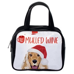 English Cocker Spaniel T- Shirt English Cocker Spaniel Mulled Wine Christmas T- Shirt Classic Handbag (one Side) by ZUXUMI