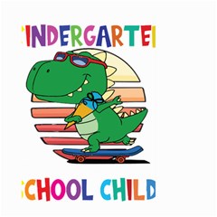 Enrollment Boy T- Shirt Goodbye Kindergarten I Am A Schoolchild Now! T- Shirt (2) Large Garden Flag (two Sides) by ZUXUMI