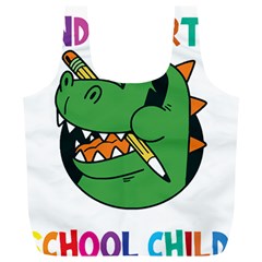 Enrollment Boy T- Shirt Goodbye Kindergarten I Am A Schoolchild Now! T- Shirt (5) Full Print Recycle Bag (xl) by ZUXUMI