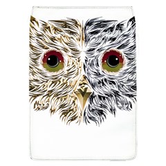 Owl T-shirtowl Half Gold Half Methalic Edition T-shirt Removable Flap Cover (l) by EnriqueJohnson