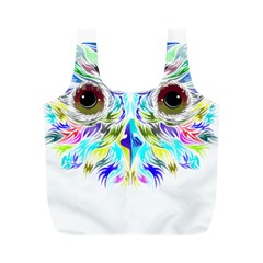 Owl T-shirtowl New Color Design T-shirt Full Print Recycle Bag (m) by EnriqueJohnson