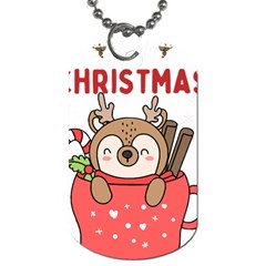 Family Christmas 2022 Matching T- Shirt Christmas We Are Family 2022 Cute Xmas Matching Custom T- Sh Dog Tag (two Sides) by ZUXUMI