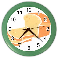 Bread Baking T- Shirt Funny Bread Baking Baker Bake It Easy T- Shirt (1) Color Wall Clock