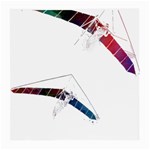 Paragliders T-shirtparaglider Sport Art #paraglider T-shirt (1) Medium Glasses Cloth (2 Sides) Front