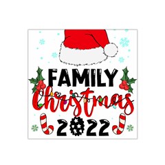 Family Christmas T- Shirt Family Christmas 2022 T- Shirt Satin Bandana Scarf 22  X 22  by ZUXUMI