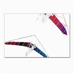 Paragliders T-shirtparaglider Sport Art #paraglider T-shirt Postcard 4 x 6  (pkg Of 10)