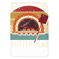 Bread Baking T- Shirt Funny Bread Baking Baker Bake The World A Butter Place T- Shirt (1) Removable Flap Cover (s) by JamesGoode