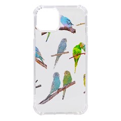 Parakeet T-shirtlots Of Colorful Parakeets - Cute Little Birds T-shirt Iphone 14 Tpu Uv Print Case by EnriqueJohnson