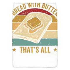 Bread Baking T- Shirt Funny Bread Baking Baker Bake The World A Butter Place T- Shirt Removable Flap Cover (l) by JamesGoode