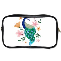 Peacock T-shirtnope Not Today Peacock 65 T-shirt Toiletries Bag (one Side) by EnriqueJohnson