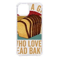 Bread Baking T- Shirt Funny Bread Baking Baker Crust A Girl Who Loves Bread Baking T- Shirt (1) Iphone 14 Tpu Uv Print Case