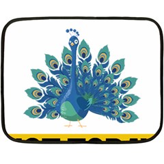 Peacock T-shirtnope Not Today Peacock 86 T-shirt Fleece Blanket (mini)