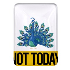 Peacock T-shirtnope Not Today Peacock 86 T-shirt Rectangular Glass Fridge Magnet (4 Pack) by EnriqueJohnson