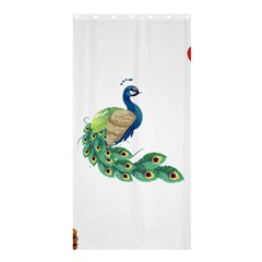 Peacock T-shirtsteal Your Heart Peacock 06 T-shirt Shower Curtain 36  X 72  (stall)  by EnriqueJohnson