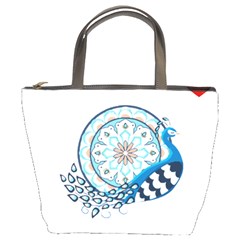 Peacock T-shirtsteal Your Heart Peacock 75 T-shirt Bucket Bag