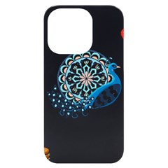 Peacock T-shirtsteal Your Heart Peacock 75 T-shirt Iphone 14 Pro Black Uv Print Case by EnriqueJohnson