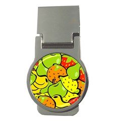 Fruit Food Wallpaper Money Clips (round) 