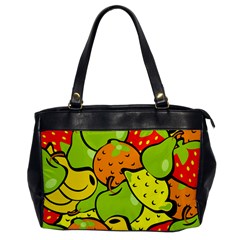 Fruit Food Wallpaper Oversize Office Handbag