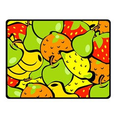 Fruit Food Wallpaper Two Sides Fleece Blanket (small)