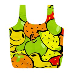 Fruit Food Wallpaper Full Print Recycle Bag (l)