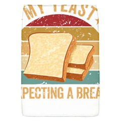 Bread Baking T- Shirt Funny Bread Baking Baker My Yeast Expecting A Bread T- Shirt Removable Flap Cover (s) by JamesGoode