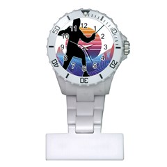 Fencing Funny T- Shirt Fencing Sport Fencing T- Shirt (1) Plastic Nurses Watch by ZUXUMI