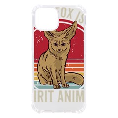 Fennec Fox T- Shirt Fennec Fox Is My Spirit Animal T- Shirt Iphone 13 Tpu Uv Print Case by ZUXUMI