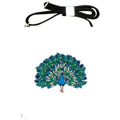 Peacock T-shirtwhite Look Calm Peacock 10 T-shirt Shoulder Sling Bag