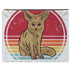 Fennec Fox T- Shirt Fennec Fox Is My Spirit Animal T- Shirt Cosmetic Bag (xxxl) by ZUXUMI