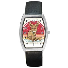 Fennec Fox T- Shirt Im Really A Fennec Fox T- Shirt Barrel Style Metal Watch by ZUXUMI