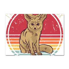 Fennec Fox T- Shirt Im Really A Fennec Fox T- Shirt Crystal Sticker (a4) by ZUXUMI