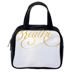 Breathe T- Shirt Breathe In Gold T- Shirt Classic Handbag (one Side) by JamesGoode