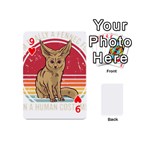 Fennec Fox T- Shirt Im Really A Fennec Fox T- Shirt Playing Cards 54 Designs (Mini) Front - Heart9