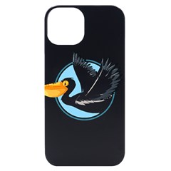 Pelican T-shirtwhite Look Calm Pelican 08 T-shirt (1) Iphone 14 Black Uv Print Case by EnriqueJohnson