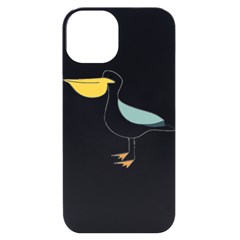 Pelican T-shirtwhite Look Calm Pelican 17 T-shirt (1) Iphone 14 Black Uv Print Case by EnriqueJohnson