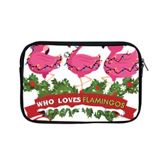 Flamingo T- Shirt Just A Girl Who Loves Flamingos And Christmas T- Shirt Apple Ipad Mini Zipper Cases by ZUXUMI